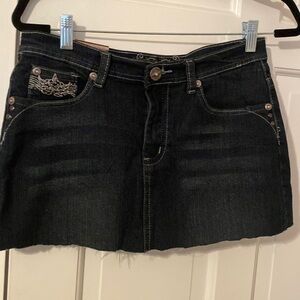 𝅺nofuze mini jean skirt